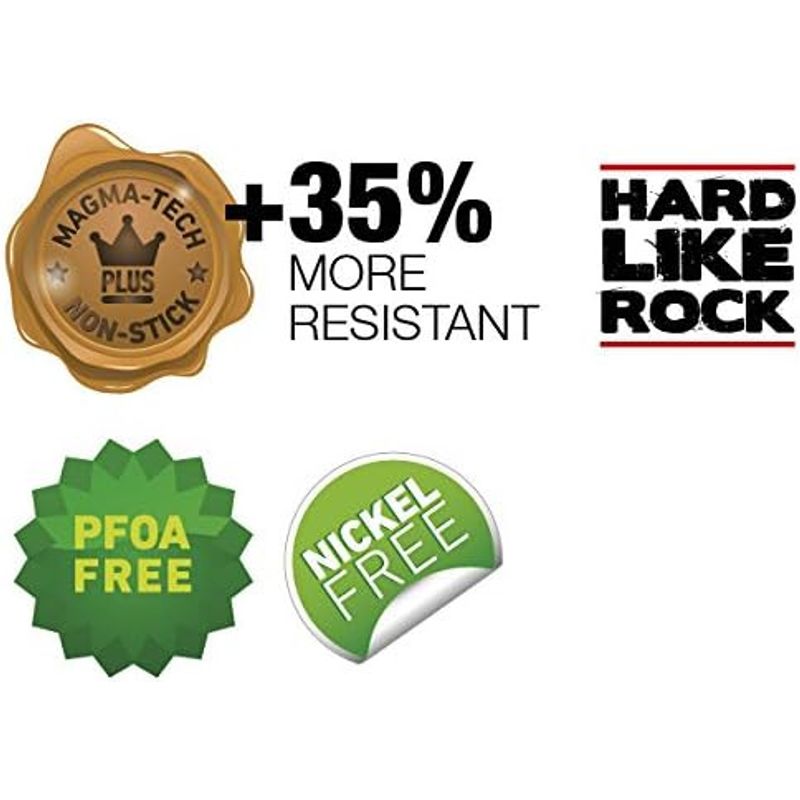 Casa si Gradina - Bucatarie si vesela - Vase pentru gatit - Tigai si seturi - Tigaie pentru clatite Flonal Dura Induction, 25 cm, antiaderent Magma-Tech Plus, pentru toate plitele - Infinity.ro