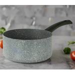 Casa si Gradina - Bucatarie si vesela - Vase pentru gatit - Oale si cratite - Cratita Flonal Pietra Viva cu maner pentru sosuri, 16 cm, antiaderent Magma-Tech, baza 3 mm, gaz/electric/vitroceramic - Infinity.ro