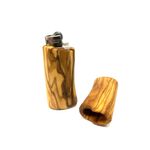 Market - Tutun si tigari - Articole si accesorii tutun - Husa pentru bricheta din lemn de maslin, compatibila BIC J25, 7x3 cm - Infinity.ro