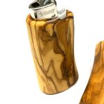 Market - Tutun si tigari - Articole si accesorii tutun - Husa pentru bricheta din lemn de maslin, compatibila BIC J25, 7x3 cm - Infinity.ro