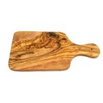 Casa si Gradina - Bucatarie si vesela - Ustensile bucatarie - Tocatoare de bucatarie - Tocator mic dejun din lemn de maslin cu maner, 30x15 cm, grosime 1.2 cm - Infinity.ro