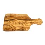 Casa si Gradina - Bucatarie si vesela - Ustensile bucatarie - Tocatoare de bucatarie - Tocator mic dejun din lemn de maslin cu maner, 30x15 cm, grosime 1.2 cm - Infinity.ro