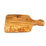 Casa si Gradina - Bucatarie si vesela - Ustensile bucatarie - Tocatoare de bucatarie - Tocator mic dejun din lemn de maslin cu maner, 30x15 cm, grosime 1.2 cm - Infinity.ro