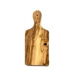 Casa si Gradina - Bucatarie si vesela - Ustensile bucatarie - Tocatoare de bucatarie - Tocator pentru ierburi aromatice din lemn de maslin, cu maner, 23x10 cm, grosime 1.2 cm - Infinity.ro