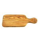 Casa si Gradina - Bucatarie si vesela - Ustensile bucatarie - Tocatoare de bucatarie - Tocator pentru ierburi aromatice din lemn de maslin, cu maner, 23x10 cm, grosime 1.2 cm - Infinity.ro