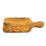 Casa si Gradina - Bucatarie si vesela - Ustensile bucatarie - Tocatoare de bucatarie - Tocator pentru ierburi aromatice din lemn de maslin, cu maner, 23x10 cm, grosime 1.2 cm - Infinity.ro