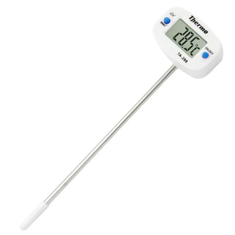 Casa si Gradina - Bucatarie si vesela - Ustensile bucatarie - Termometre bucatarie - Termometru digital pentru temperatura interna (carne) cu sonda din inox – -50°C–300°C, cap rotativ - Infinity.ro