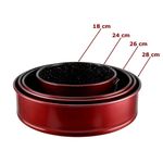 Casa si Gradina - Bucatarie si vesela - Vase pentru gatit - Tavi copt - Forma de tort Metal Red Line cu inel detasabil – 24 cm, antiaderenta - Infinity.ro