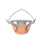 Casa si Gradina - Bucatarie si vesela - Vase pentru gatit - Oale si cratite - Ceaun de servire din inox 0,8 litri cu acoperire cupru - Infinity.ro