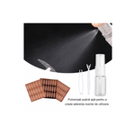Ingrijire personala si Cosmetice - Machiaj - Accesorii machiaj - Set 240 benzi pentru pleoape cazute, benzi duble, invizibile si impermeabile, cu aplicator si sticla spray - Infinity.ro