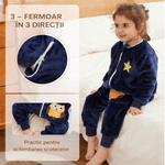 Casa si Gradina - Textile si covoare - Pături și cuverturi - Saci de dormit copii - Sac de dormit cu picioare pentru bebelusi, material respirabil, model bufnita, unisex, ,marimea 110 - Infinity.ro