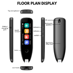 Laptop, Telefoane si Tablete - Wearables si gadgeturi - Gadgeturi - Dispozitive anti-pierdere - Translator Inteligent VisionHub, Scanare AI,Traducere Vocala,29 Limbi Offline,134 Online, Traducere Foto, Bluetooth, - Infinity.ro