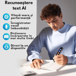 Laptop, Telefoane si Tablete - Wearables si gadgeturi - Gadgeturi - Dispozitive anti-pierdere - Translator Inteligent VisionHub, Scanare AI,Traducere Vocala,29 Limbi Offline,134 Online, Traducere Foto, Bluetooth, - Infinity.ro