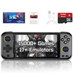 PC, gaming si accesorii - Gaming - Console gaming - Consola Jocuri Portabila 15.000+Jocuri incorporate, VisionHub®, Ecran LCD HD 5'' inch, Quad-Core RK3128, 64GB Stocare - Infinity.ro
