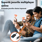PC, gaming si accesorii - Gaming - Console gaming - Consola Gaming portabila 15.000+Jocuri Clasice, VisionHub®, Ecran HD 3.5'', 128GB Stocare, Joystick-uri 3D, Multiplayer - Infinity.ro