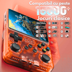 PC, gaming si accesorii - Gaming - Console gaming - Consola Gaming portabila 15.000+Jocuri Clasice, VisionHub®, Ecran HD 3.5'', 128GB Stocare, Joystick-uri 3D, Multiplayer - Infinity.ro
