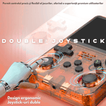 PC, gaming si accesorii - Gaming - Console gaming - Consola Gaming portabila 15.000+Jocuri Clasice, VisionHub®, Ecran HD 3.5'', 128GB Stocare, Joystick-uri 3D, Multiplayer - Infinity.ro