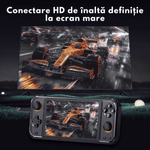 PC, gaming si accesorii - Gaming - Console gaming - Consola Jocuri Portabila 15.000+Jocuri incorporate, VisionHub®, Ecran LCD HD 5'' inch, Quad-Core RK3128, 64GB Stocare - Infinity.ro