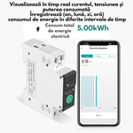 Casa si Gradina - Electrice - Smart Home - Centrale si module smart home - Siguranta Inteligenta Smart-WiFi, Contor Energie, 10A–Monitorizare Consum, Control Distanta, VisionHub®,Smart Life/Tuya - Infinity.ro
