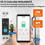 Casa si Gradina - Electrice - Smart Home - Centrale si module smart home - Siguranta Inteligenta Smart-WiFi, Contor Energie, 10A–Monitorizare Consum, Control Distanta, VisionHub®,Smart Life/Tuya - Infinity.ro