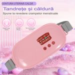 Ingrijire personala si Cosmetice - Sanatate si wellness - Articole wellness - Aparate si dispozitive de masaj - Aparat pentru incalzire si masaj lombar Arvada Relief NG01, anti dureri menstruatie si ciclu, - Infinity.ro