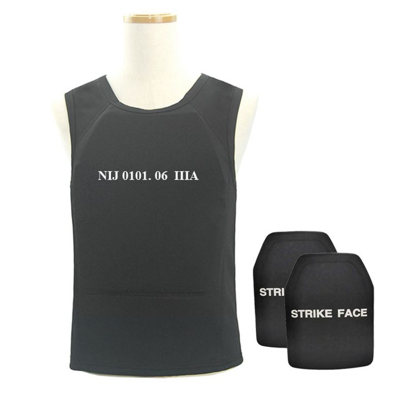 Casa si Gradina - Constructii - Echipamente de lucru - Imbracaminte protectia muncii - Vesta Protectie Anti-Glont, NIJ IIIA 9mm / 44Mag, marime M-L, Negru - Infinity.ro
