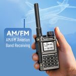 Auto si Moto - Electronice auto - Statii radio si detectoare radar - Statie Radio emisie Receptie QUANSHENG MX5-QUESUM DMR, 5W VHF,UHF, digitala walkie-talkie, impermeabila, IP68 - Infinity.ro
