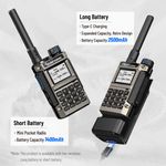 Auto si Moto - Electronice auto - Statii radio si detectoare radar - Statie Radio emisie Receptie QUANSHENG MX5-QUESUM DMR, 5W VHF,UHF, digitala walkie-talkie, impermeabila, IP68 - Infinity.ro