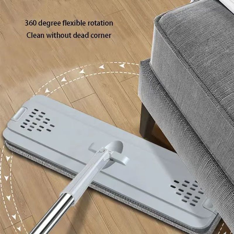 Market - Curatenie si intretinere casa - Produse menaj - Mopuri - Set mop plat si galeata Squeeze, YYS-051 Albastru - Infinity.ro