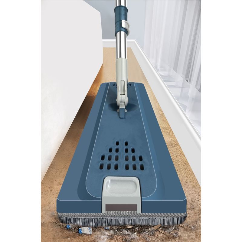 Market - Curatenie si intretinere casa - Produse menaj - Mopuri - Set mop plat si galeata Squeeze, YYS-051 Albastru - Infinity.ro