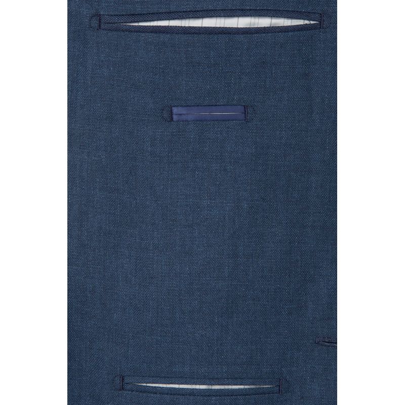 Fashion, accesorii si bijuterii - Barbati - Imbracaminte - Sacouri si veste barbati - Sacou Barbati Hackett London Linen Delave HM443317 S INTL Bleumarin - Infinity.ro