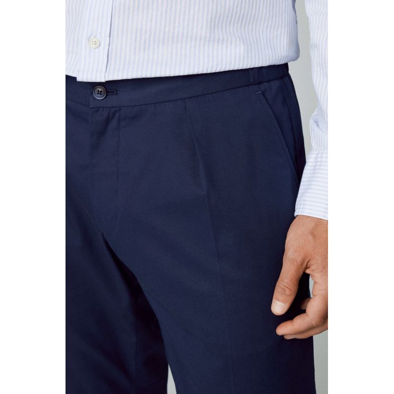 Fashion, accesorii si bijuterii - Barbati - Imbracaminte - Pantaloni barbati - Pantaloni barbati Hackett London Jogger cu snur de fixare Bleumarin 32 US - Infinity.ro