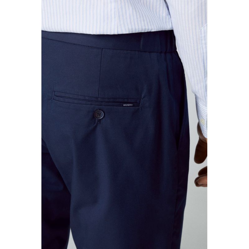 Fashion, accesorii si bijuterii - Barbati - Imbracaminte - Pantaloni barbati - Pantaloni barbati Hackett London Jogger cu snur de fixare Bleumarin 34 US - Infinity.ro