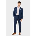 Fashion, accesorii si bijuterii - Barbati - Imbracaminte - Pantaloni barbati - Pantaloni Hackett London Linen Delave HM212549 Bleumarin 32 US - Infinity.ro