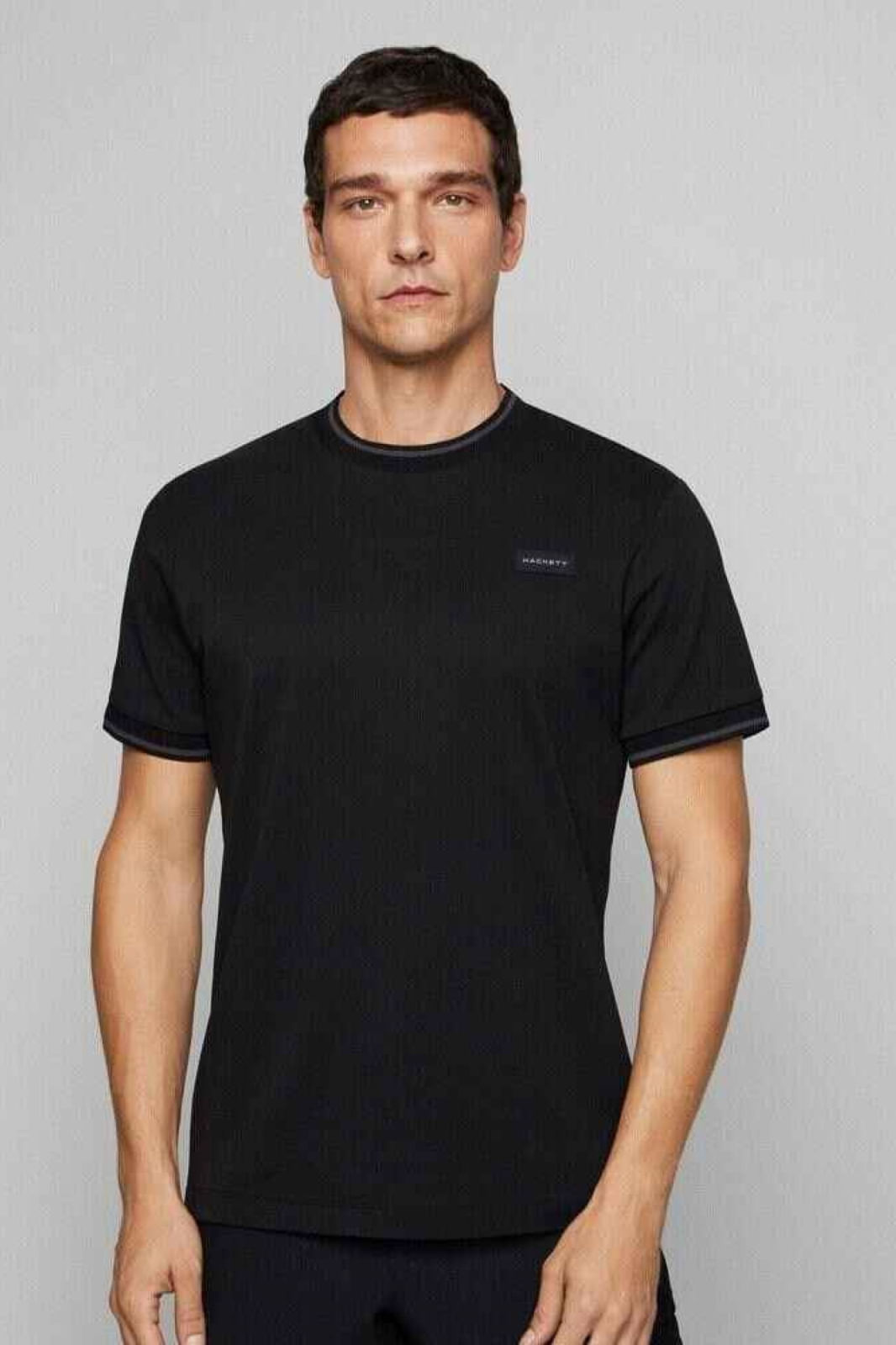 Tricou Sport  Hackett London HM500782 S INTL Negru