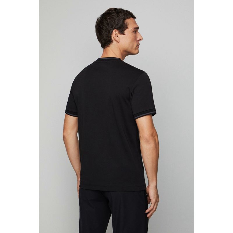 Fashion, accesorii si bijuterii - Barbati - Imbracaminte - Tricouri si bluze barbati - Tricou Sport  Hackett London HM500782 S INTL Negru - Infinity.ro