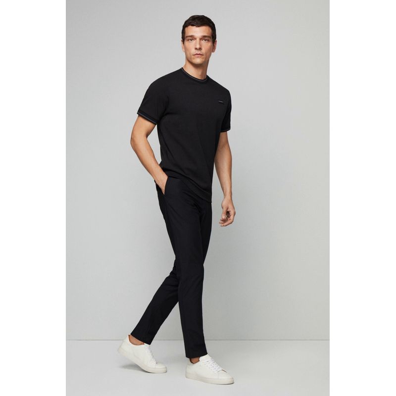 Fashion, accesorii si bijuterii - Barbati - Imbracaminte - Tricouri si bluze barbati - Tricou Sport  Hackett London HM500782 S INTL Negru - Infinity.ro