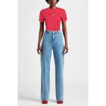 Fashion, accesorii si bijuterii - Femei - Imbracaminte femei - Tricouri si topuri femei - Tricou Dama Karl Lagerfeld 24UW1725496 S INTL Rosu - Infinity.ro