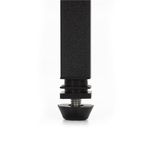 Casa si Gradina - Gradinarit si plante - Plante si ghivece - Ghivece si suporturi - Suport pentru flori, rotund cu 3 polite, structura metalica si MDF, 32x32x81 cm, negru - Infinity.ro