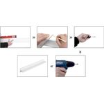 Casa si Gradina - Mobilier - Biblioteci si rafturi - Rafturi - Set 2 rafturi plutitoare suspendate perete cu finisaj lucios, MDF, 60x10x5 cm, alb - Infinity.ro