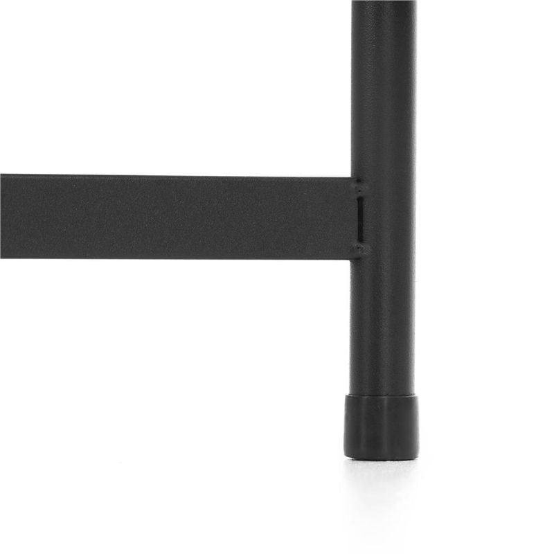 Casa si Gradina - Gradinarit si plante - Plante si ghivece - Ghivece si suporturi - Suport metalic pentru flori cu 5 niveluri, structura pliabila, 48x48x79 cm, negru - Infinity.ro