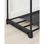 Casa si Gradina - Mobilier - Dulapuri si sifoniere - Dulapuri - Dulap portabil pentru haine cu 4 bare de suspendare si rafturi, structura metalica, 151x43x166 cm, negru - Infinity.ro