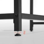 Casa si Gradina - Mobilier - Mese si birouri - Birouri - Birou calculator cu blat din PAL, cadru metalic, stil industrial, 120x60x75 cm, maro rustic - Infinity.ro