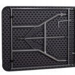 Sport si Outdoor - Camping - Mobilier pentru camping - Mese camping - Masa dreptunghiulara pliabila multifunctionala, 1.8 m x 0.75 m x 0.75 m, neagra - Infinity.ro