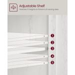 Casa si Gradina - Mobilier - Comode si corpuri - Comode - Comoda cu sertar si dulap cu raft reglabil, stil country, 80x40x80 cm, alb rustic - Infinity.ro