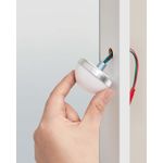 Casa si Gradina - Mobilier - Comode si corpuri - Masute de toaleta - Masa de toaleta cu oglinda LED cu luminozitate reglabila, 2 sertare si 3 compartimente, 100x40x145 cm, alb - Infinity.ro