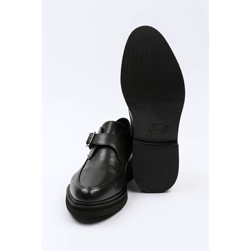 Fashion, accesorii si bijuterii - Barbati - Incaltaminte barbati - Pantofi barbati - Pantofi derby din piele cu catarama Karl Lagerfeld KL10315 44 EU Negru - Infinity.ro