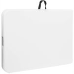Sport si Outdoor - Camping - Mobilier pentru camping - Mese camping - Masa dreptunghiulara pliabila multifunctionala, 180x72x75cm, alba - Infinity.ro