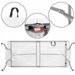 Sport si Outdoor - Camping - Mobilier pentru camping - Mese camping - Masa dreptunghiulara pliabila multifunctionala, 180x72x75cm, alba - Infinity.ro