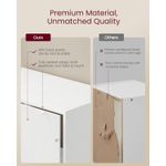 Casa si Gradina - Mobilier - Biblioteci si rafturi - Biblioteci - Biblioteca ingusta cu 6 niveluri si dulap inchis, rafturi reglabile, 24x32x175 cm, alb - Infinity.ro